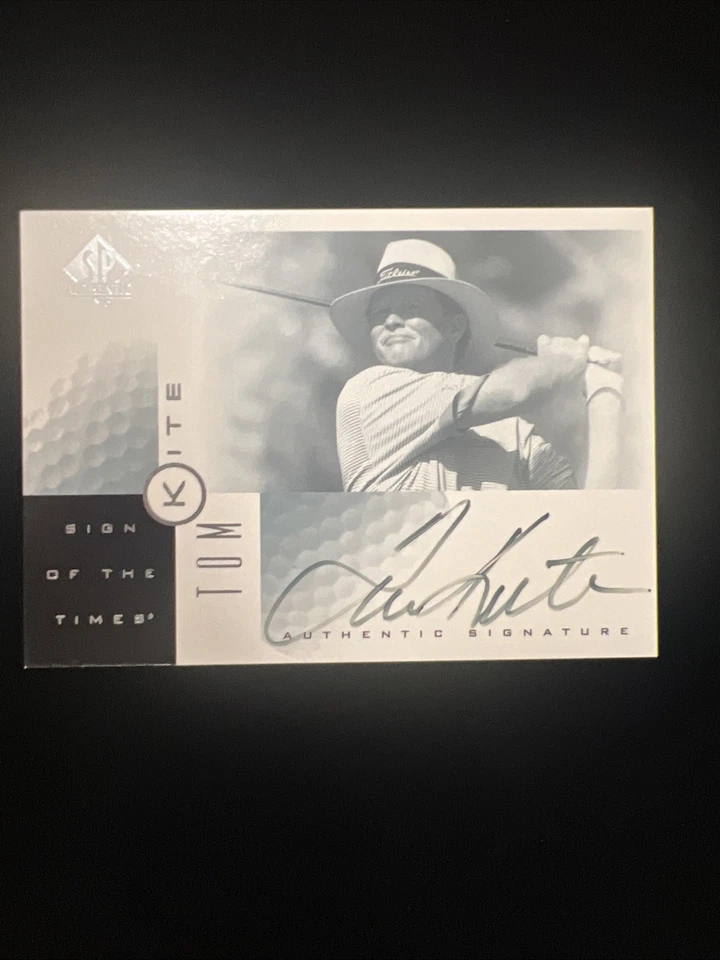 Tom Kite 2001 Upper Deck SP Authentic Golf Sign of the Times Autograph Card - Image 3 of 4