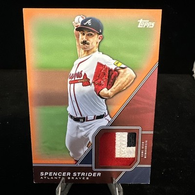 Spencer Strider 3-color Jersey Patch MLM-SST - 2026 Topps Series 1 - Orange /25