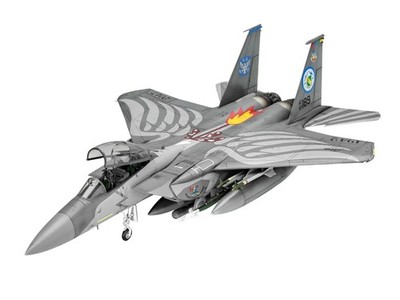 REVELL - F-15E Strike Eagle Kampfflugzeug zum Zusammenbauen und Bemalen. - 1/...