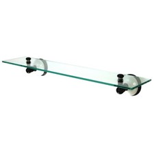 Elements Of Design EBA1119ORB 21-5/8" Wall Mounted Glass Shelf - Bronze