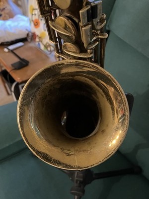 1924 The Buescher True-Tone Gold Finish Alto Saxophone 