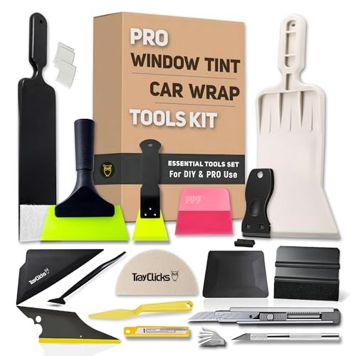 Window Tint Tools kit Vinyl Wrap Tool for Car Tinting Windshield Back Window 