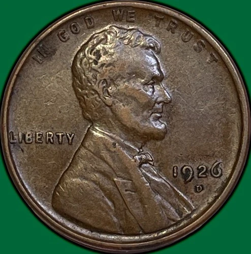 1926-D Lincoln Wheat Cent Choice Extremely Fine XF+/AU Coin #35919