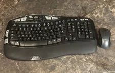 Logitech K350 Wireless Keyboard and Mouse Combo No USB Receiver Dongle