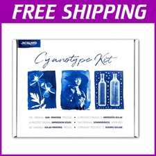 Cyanotype DIY Sunprint Kit - Blue Prints on Fabric  Paper