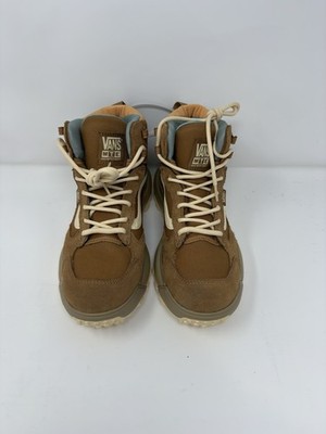 VANS MTE Crestline Brown Sugar Waterproof Sk8-Hi Style Boots Women's Size 7.5