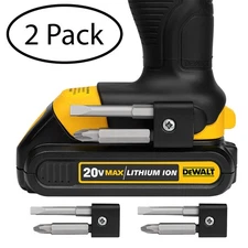 Magnetic Bit Holder Clip 20V MAX Dewalt Drills Impact Drivers Drill Mount 2 Pack