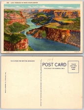Lava Terraces Snake River Canyon Postcard