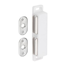 74x20mm(LxW) Magnetic Touch Latch - 1 Pack - Magnetic Catch Latch - White