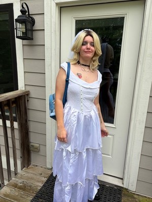 Bride Of Chucky Horror Cosplay Tiffany Valentine Woman's Size Medium