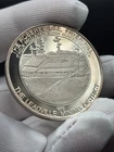 1988 Mining Gallery HTF 1 Oz 999 Fine Silver Round - “Leadville Mining District”