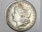 1878-CC Silver  Morgan Dollar original steel grey in extremely fine