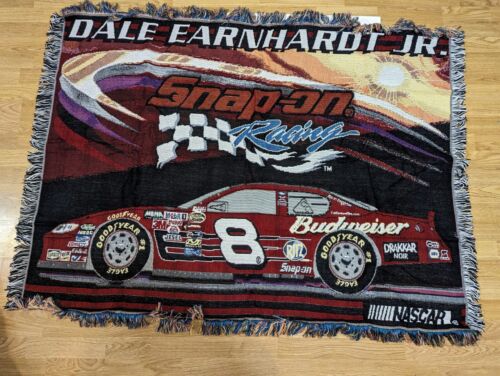 NEW! Blanket Throw Snap -On Dale Earnhardt Jr 57" X 42"