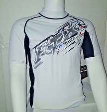 Fox UPF 50 Rashguard Black/Wht Short Sleeve Rash Tank Outdoor New/w/tags Youth