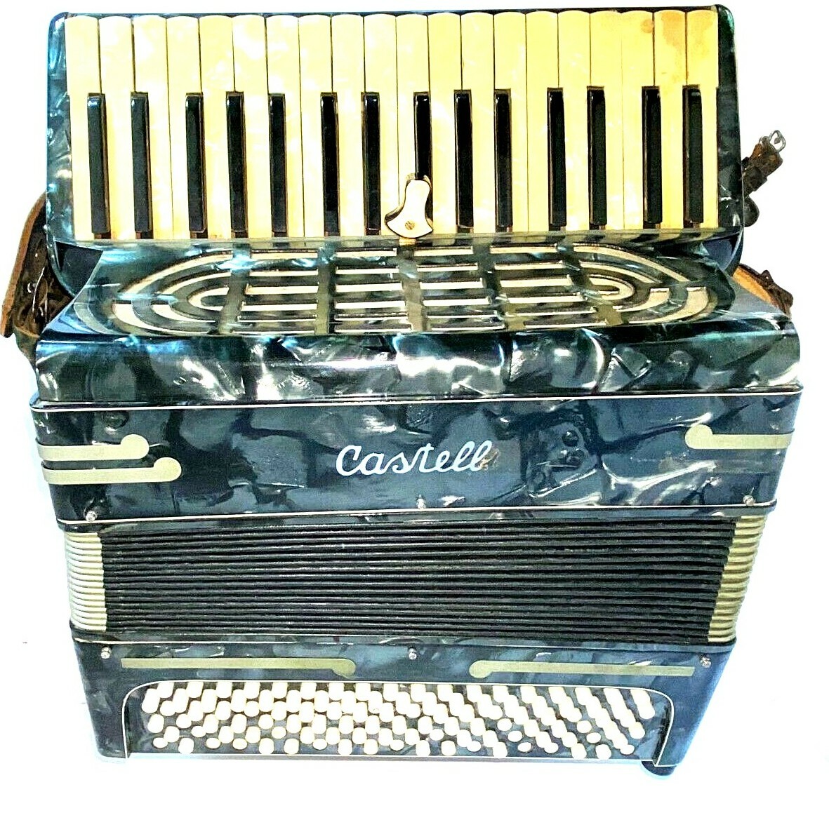 Castle アコーディオン made in Italy Castelli Accordion Made Italy Vintage Original Carry Case