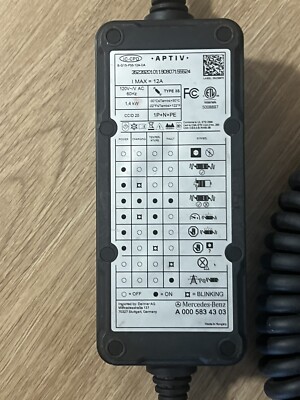 Mercedes-Benz Plug-in Hybrid EV Battery Charger Charging Cable