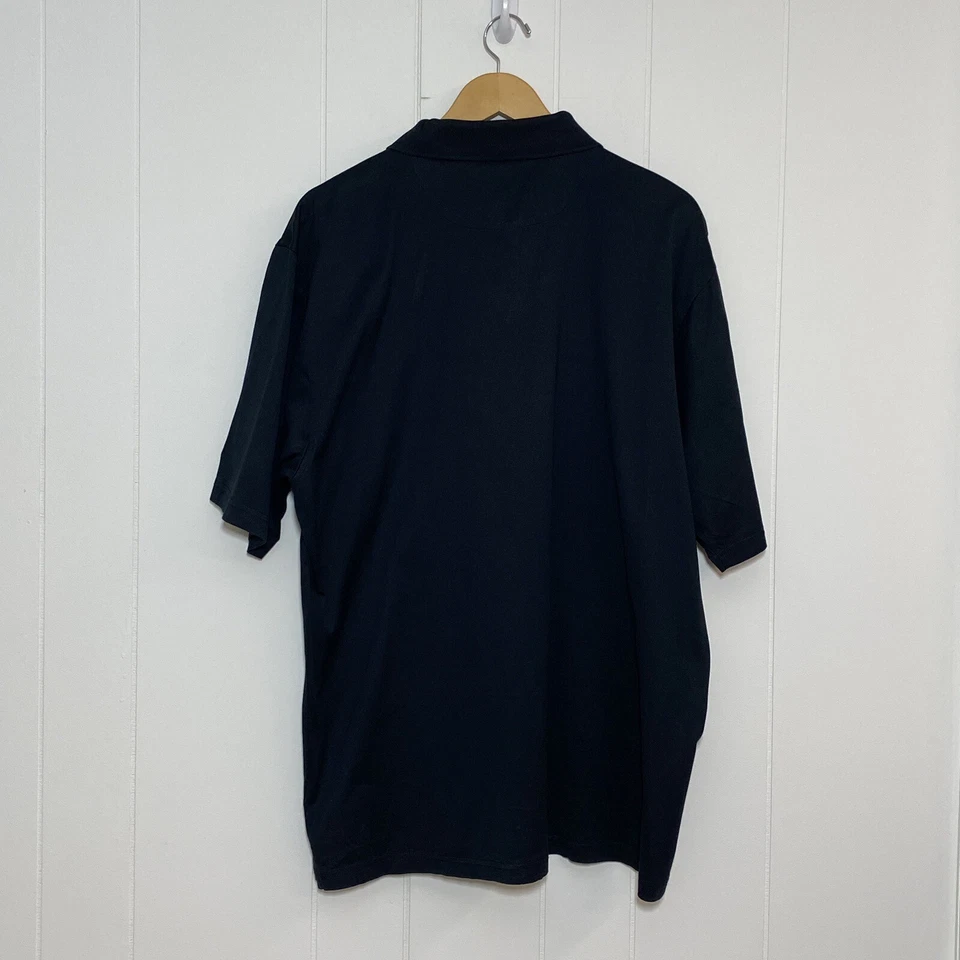 Polo de golf Jos A Bank Leadbetter para hombre XL negro algodón bordado logotipo Foto 3 de 4