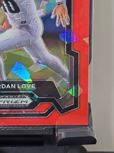 Selecciones del draft de Panini Prizm 2024 - Red Cracked Ice Prizm #48 Jordan Love Utah State - Imagen 4 de 6