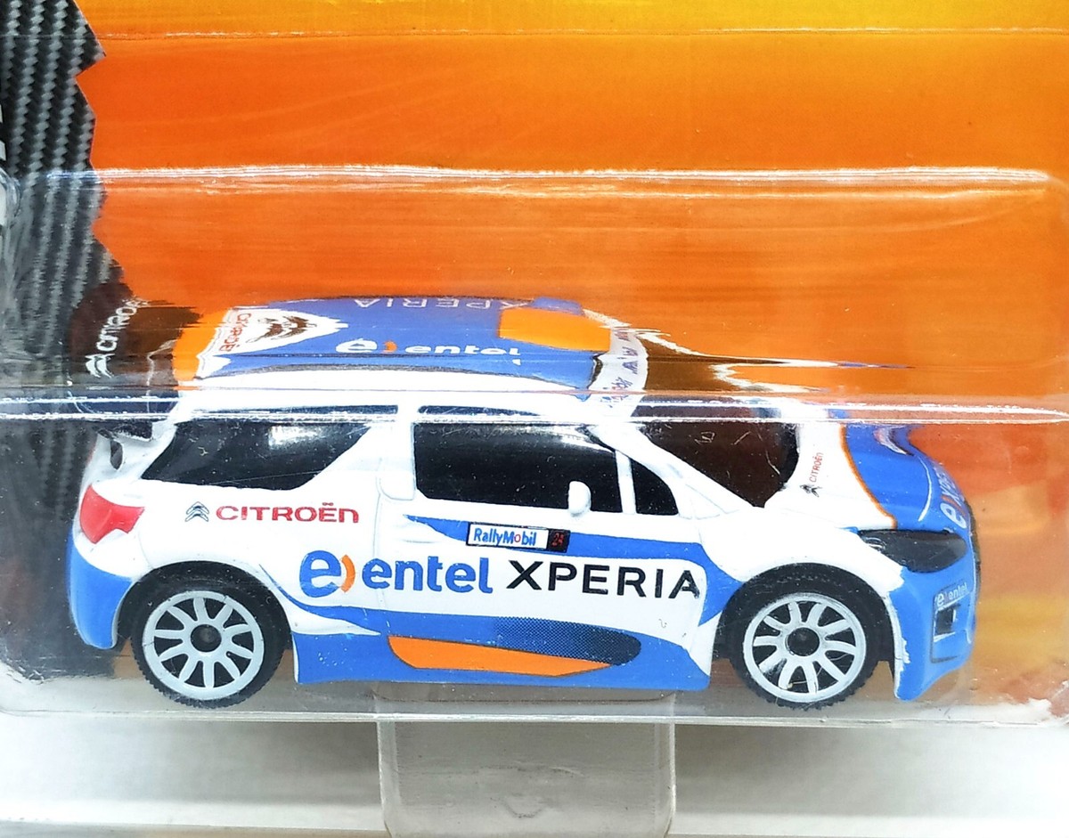 Majorette Citroen DS3 WRC Blue / White Entel Xperia 1:58 (3