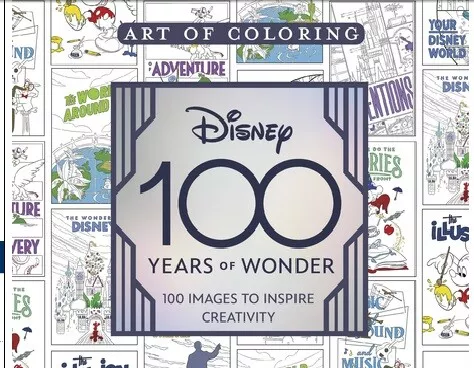 Art Of Coloring: Disney 100 Years Of Wonder - By Staff Of The Walt Disney  Archives (paperback) : Target