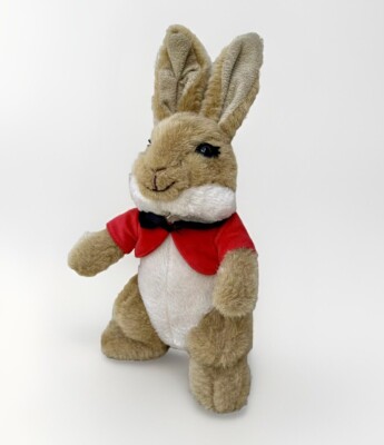 Beatrix Potter Peter Rabbit Flopsy Hase Kaninchen roter Mantel Plüschtier ca. 35cm