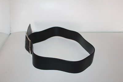 AUTHENTIC BURBERRY BLACK LEATHER WIDE FASHION BELT 40 100 AUTHENTIC BURBERRY BLACK LEATHER WIDE FASHION BELT 40 100 | eBay main image 2