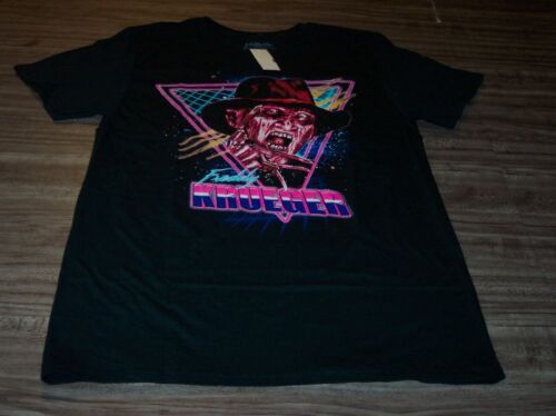 VINTAGE STYLE A NIGHTMARE ON ELM STREET FREDDY KRUGER T-Shirt 80's MEDIUM NEW - Picture 2 of 3