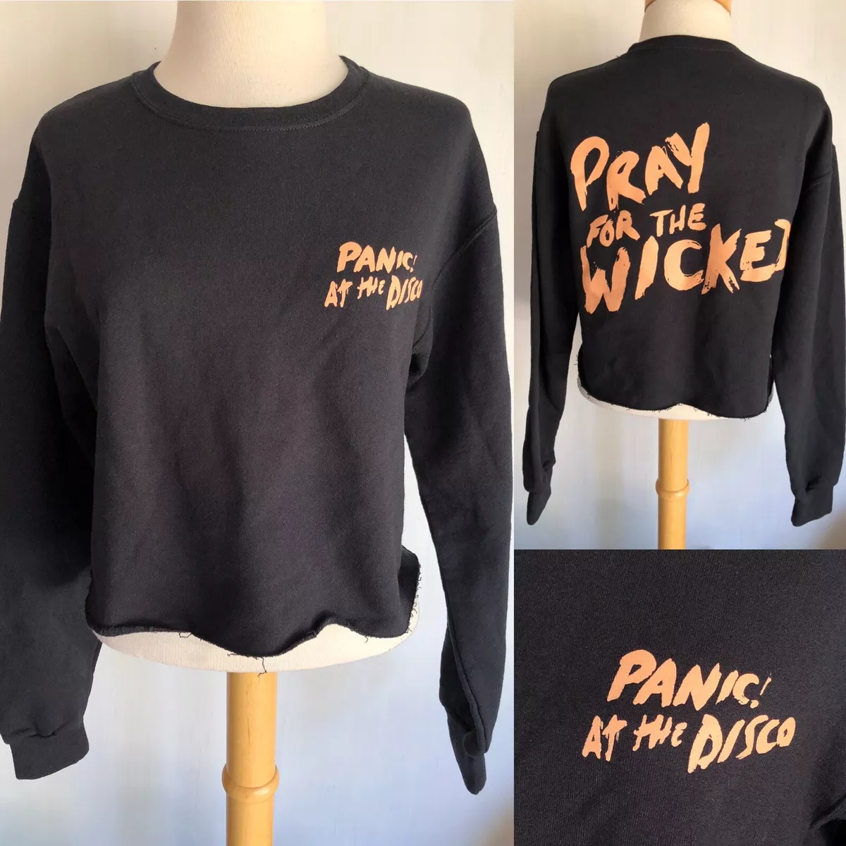 Panic at the disco crop top hoodie sale
