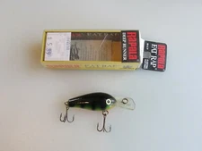 Drawer #25 Rapala Fat Rap FR-5 P Perch Color Finland Crankbait EX In Box