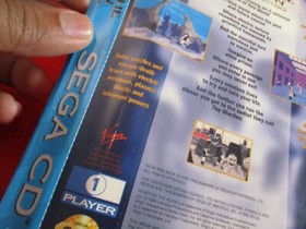 Heart of the Alien Sega CD Back Cover Art Insert ONLY (no game)