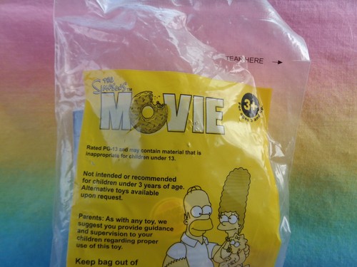 2007 Burger King Marge Simpson Figure The Simpsons Movie Sealed Toy - Picture 3 of 5
