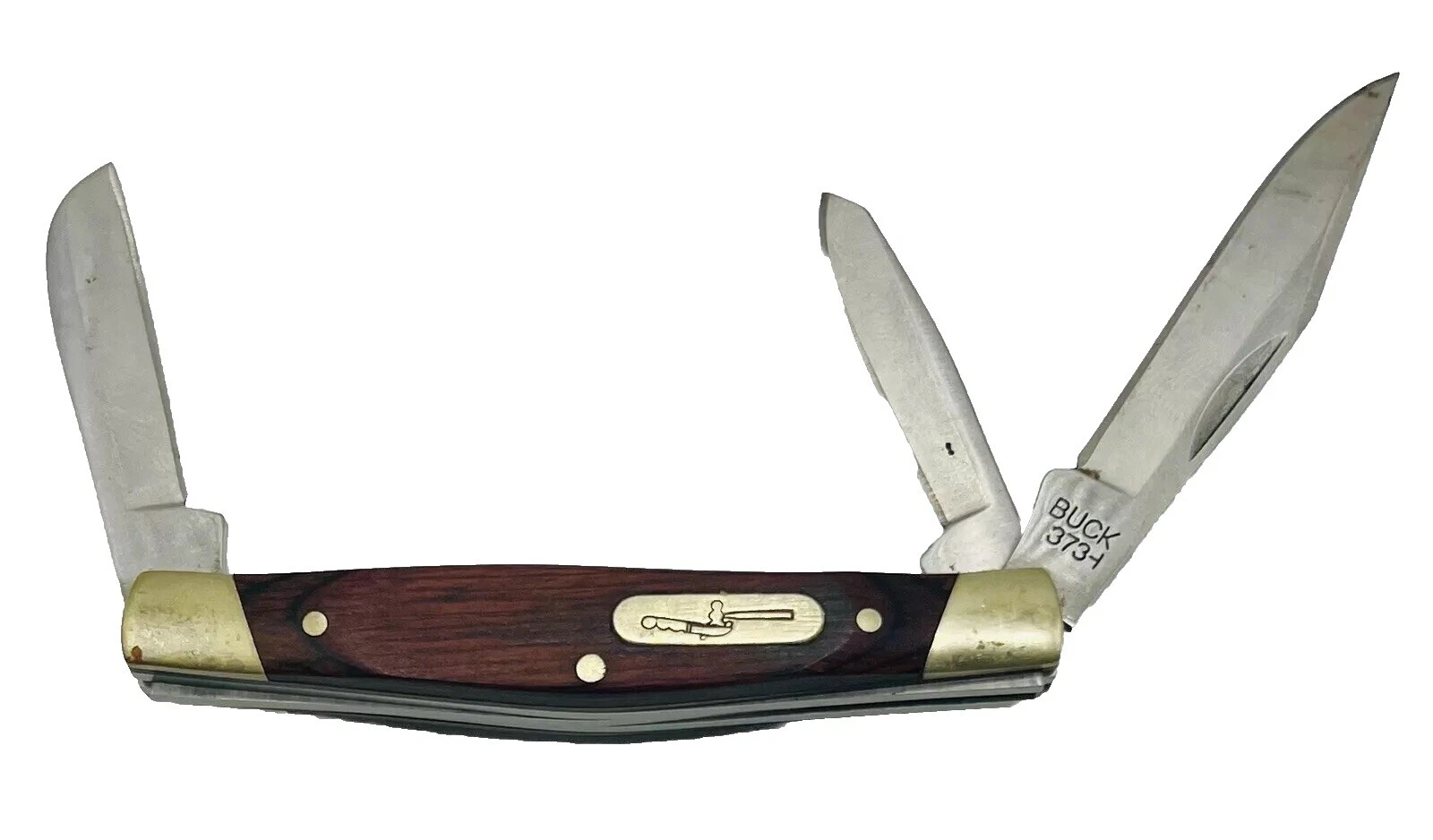 Navaja mango de madera Buck cuchillos plegables de colección