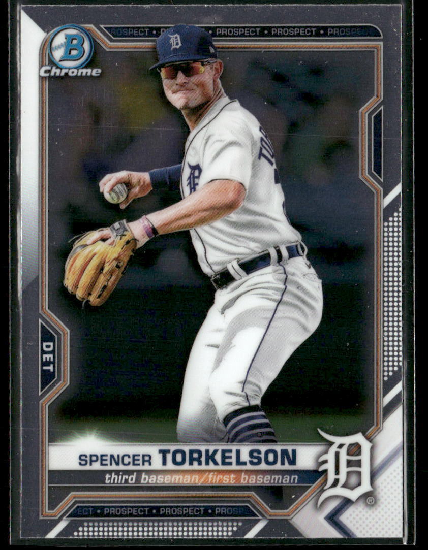 Spencer Torkelson 2021 Bowman Chrome Prospects #BCP-187 - Detroit Tigers