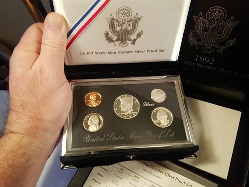 Complete 1992-1998 U.S. Mint Premier Silver Proof Sets Excellent Condition Coins - Picture 3 of 14