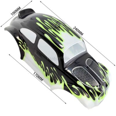 HSP part 68083 Crawler Truck Body Shell for Hispeed 1/18 RC Crawler ...