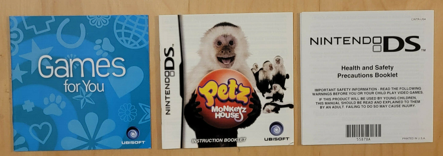  Petz Monkeyz House - Nintendo DS : Video Games