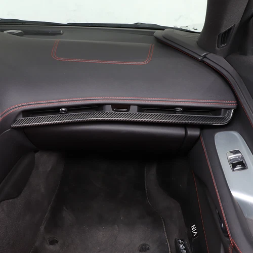 Real Dry Carbon Fiber Interior Dash Trim Cover Set Fits Corvette C8 2020-2025 - Bild 4 von 81