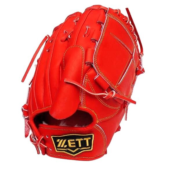 ZETT Pro Japan Steerhide 12 inch Pitcher Glove - Red | eBay