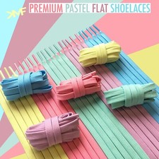 Flat Premium Pastel Colorful Shoelaces Replacement Laces
