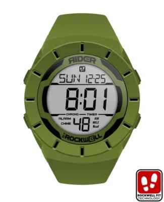 NEW MENS Rockwell COLISEUM FIT Wrist Watch OD GREEN / BLACK LIMITED EDITION