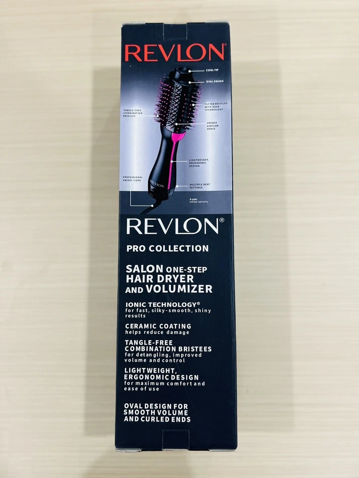REVLON Cepillo Secador Un Paso Voluminizador Cepillo Aire Caliente TOTALMENTE NUEVO 4 Años de Garantía Foto 2 de 4