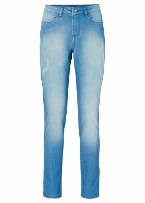 Arizona Perfect Slim Fit Jeans Gr.34 NEU Damen Stretch Dark Blue Used