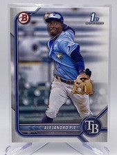 2022 Bowman Baseball Alejandro Pie #99 RC Rays