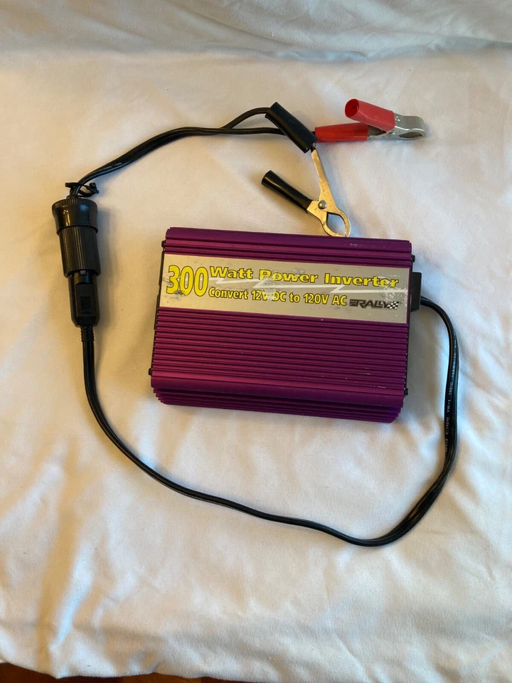 Rally No. 7292 300 Watt Power Inverter Convert 12V DC to 120V AC (TESTED) - Image 3 of 4