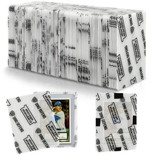 Trading Card Shipping Protectors 110 Pack 3.5'' x 4.5'' Flats for Card Breakers
