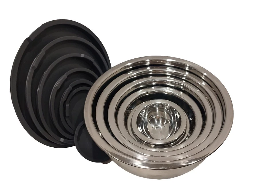 Tramontina Juego de Cuencos Mezcladores Cubiertos Acero Inoxidable 18/8 14 Piezas Foto 2 de 4