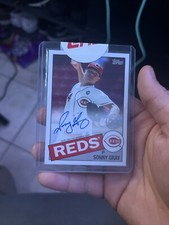2020 Topps Update 1985 Style Sonny Gray Gold Autograph