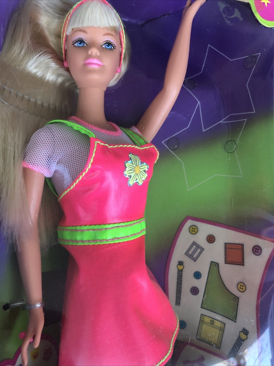 Blonde Sticker Craze Barbie Doll 1997 Mattel #19224 NRFB | eBay