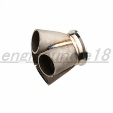 4-1 4 Cylinder Manifold Header Merge Collector 304 Stainless Steel 2.5" VBand US