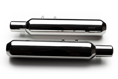 AEW TE202 PERFORMANCE EXHAUST SS MIRROR POLISHED FIT FOR R.E SUPER METEOR 650